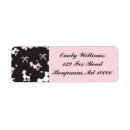 Search for pretty in pink return address labels Fancy