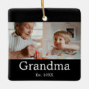 Search for grammy christmas tree decorations Grandma established est