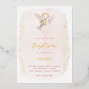 Search for girls angel christening invitations Pink
