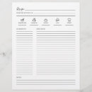 Search for insert kitchen dining Recipe sheet