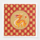 Search for chinese new year paper napkins Gold