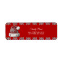 Search for santa return address labels Modern