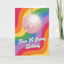Search for disco birthday cards 70s