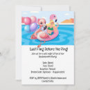Search for flamingo hens party invitations Bride