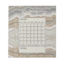 Search for monthly notepads Schedule