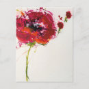 Search for poppy postcards Watercolor flowers