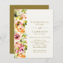 Search for rustic evening wedding invitations Floral