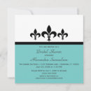 Search for fleur de lis bridal shower invitations Elegant