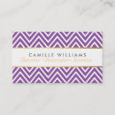 Search for purple and gold business cards Fashion