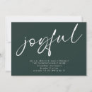 Search for contemporary christmas invitations Minimalist