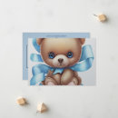 Search for three bears invitations Blue