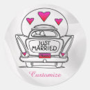 Search for honeymoon stickers Just married