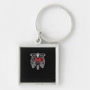 Search for holding heart key rings Skeleton hands