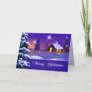 Search for snowy farms cards Winter landscape