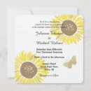 Search for sunflower and butterfly invitations Country