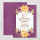 Search for purple anniversary invitations Violet