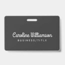Search for black and white id badges Simple