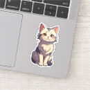 Search for cute cat design stickers Kitten