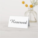 Search for folded place cards Seating