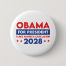 Search for obama for president badges Political