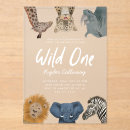 Search for safari party invitations Wild one