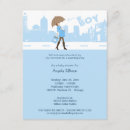Search for blue umbrella invitations Contemporary