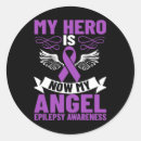 Search for my angel stickers Purple