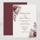 Search for cream burgundy wedding invitations Boho