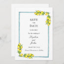 Search for lemon save the dates Watercolor