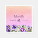 Search for pansy napkins Pansies