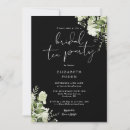 Search for bridal tea invitations Elegant modern