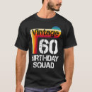 Search for family 60th birthday tshirts Vintage
