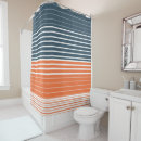 Search for navy blue striped shower curtains Orange