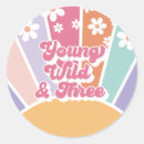 Search for young wild and three stickers 3rd birthday