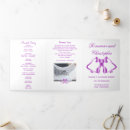 Search for tri fold wedding programs Order of service