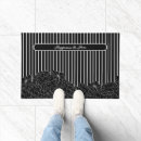 Search for black and white stripes doormats Elegant