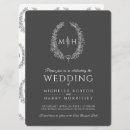 Search for dark wedding invitations White