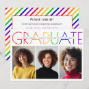Search for rainbow graduation invitations Graduate