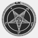 Search for sigil of baphomet stickers Black