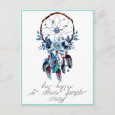Search for watercolor dreamcatcher postcards Boho