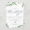 Search for branch wedding invitations Sage green