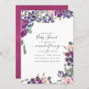 Search for plum baby shower invitations Elegant