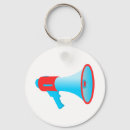 Search for megaphone key rings Blue
