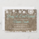Search for its cold outside baby baby shower invitations Snowflake