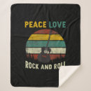 Search for rock and roll blankets Vintage
