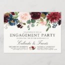 Search for burgundy engagement party invitations Red