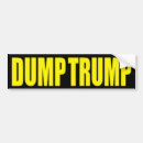 Search for dump trump bumper stickers Donald
