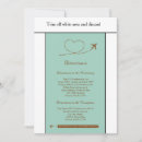 Search for aeroplane wedding invitations Heart