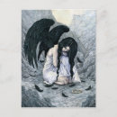 Search for sad angel postcards Fantasy