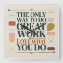Search for workshop clocks Career passion quote